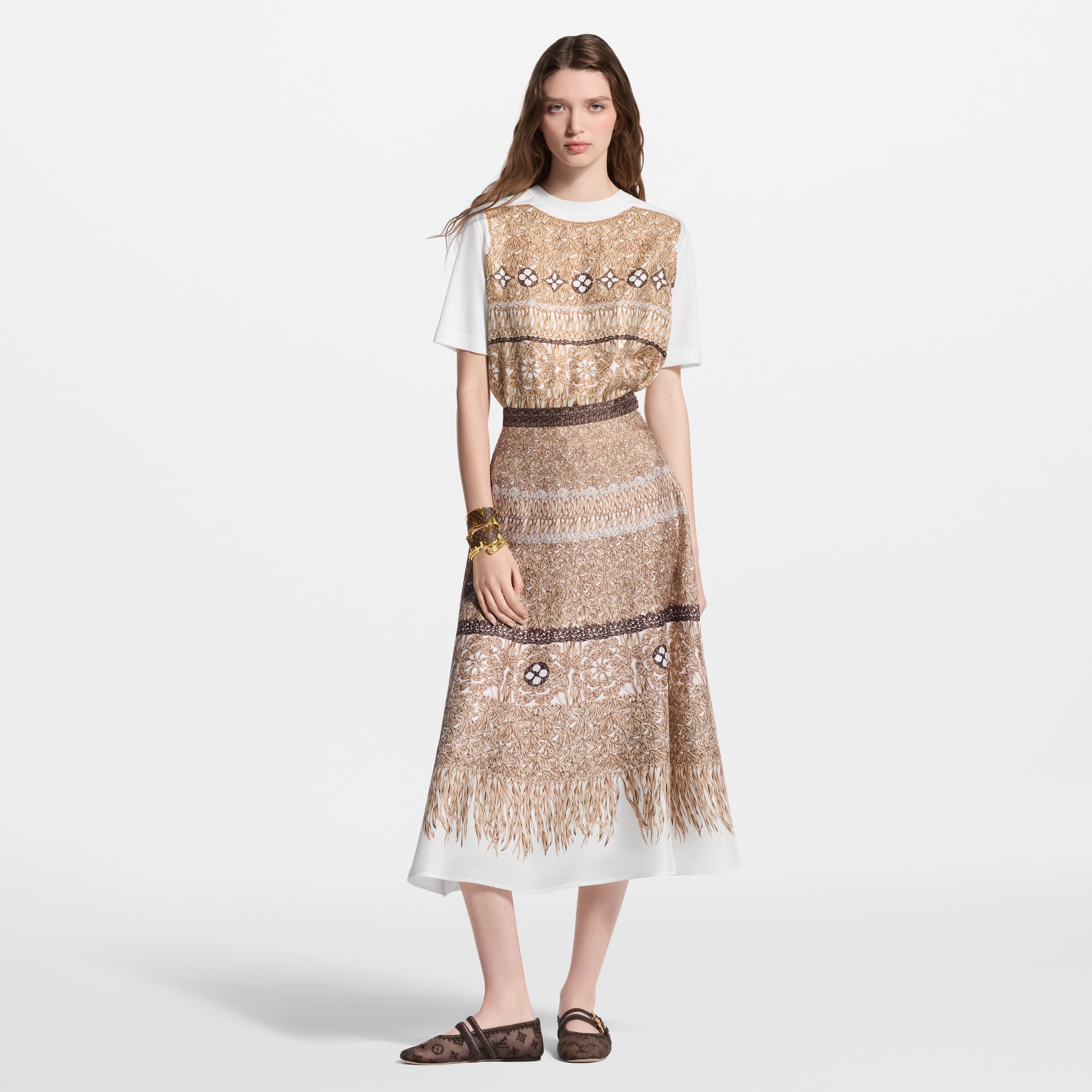 Woven Print Fluid Skirt - Women - Ready-to-Wear | LOUIS VUITTON ®